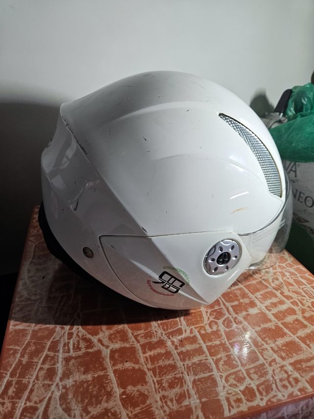 Casco integrale bianco