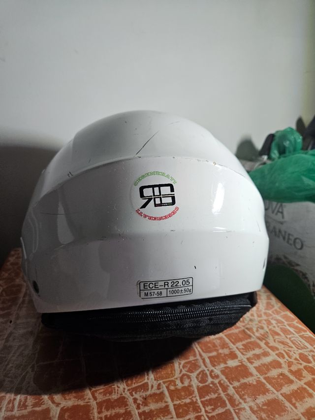 Casco integrale bianco