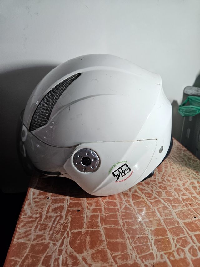 Casco integrale bianco
