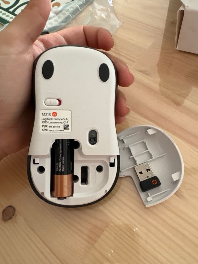 Ratón Logitech M310 Negro