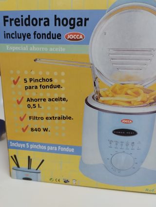 Freidora- fondue Jocca con función Fondue