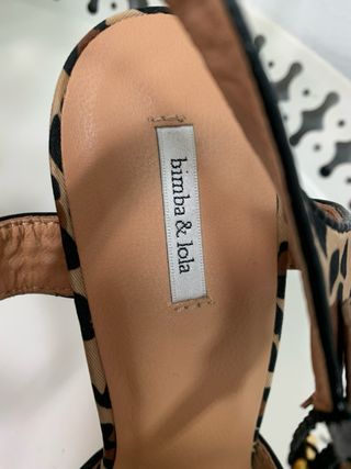 Tacones Bimba y Lola Animal Print Piel