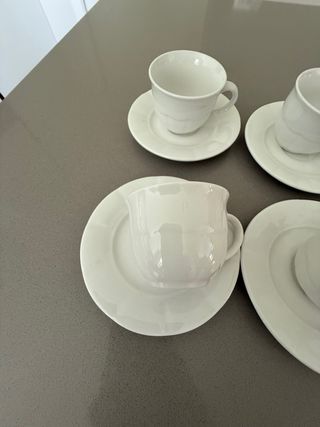 Set 6 tazze da caffè in porcellana, come nuove.