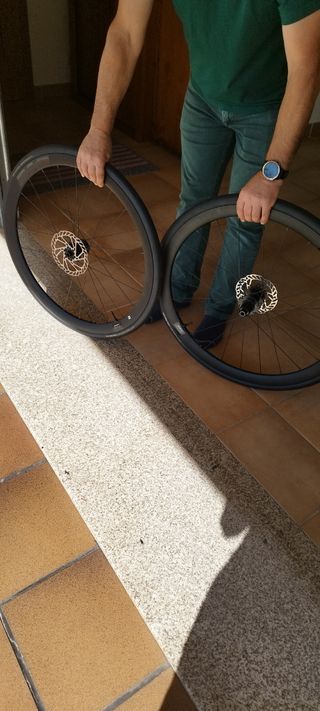 Llantas aluminio Giant Carretera como nuevas tubel