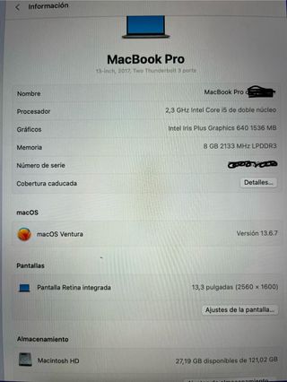 MacBook Pro 2017 