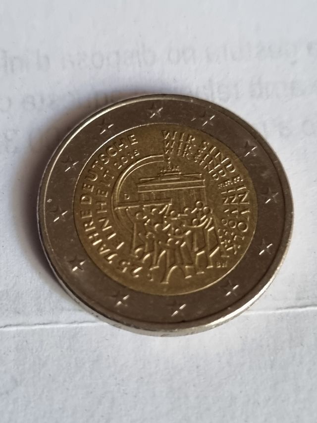 Moneda 2 Euro Alemania 2015 Reunificación