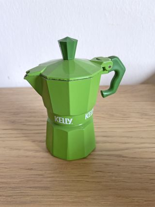 Caffettiera Moka verde Kelly Made in Italy
