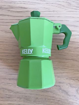 Caffettiera Moka verde Kelly Made in Italy