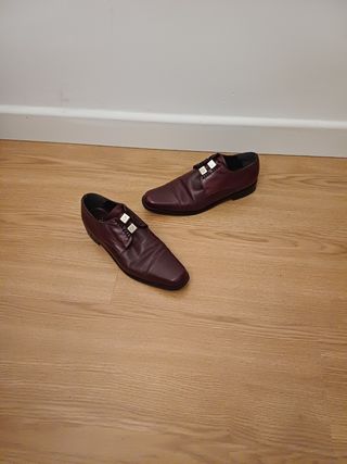Zapatos CX Piel Talla 38 marrón