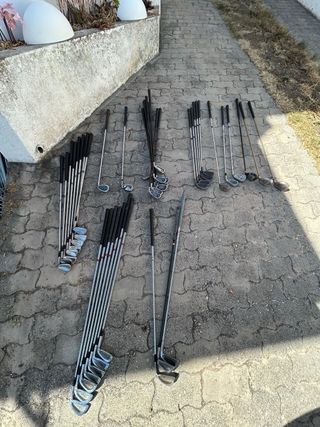 Conjunto de tacos de golfe vintage