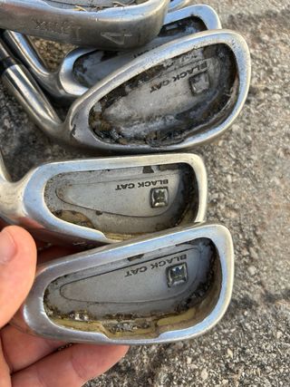 Conjunto de tacos de golfe vintage