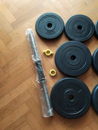 Par de mancuernas de 7,5kg cada una 