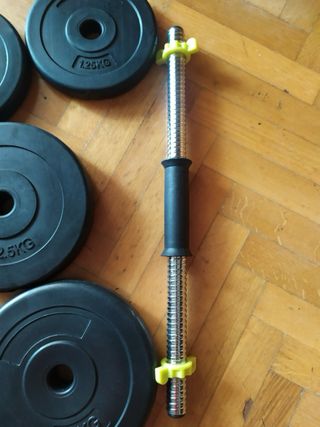 Par de mancuernas de 7,5kg cada una 