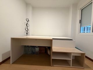 Cama escritorio Leroy Merlin + colchón