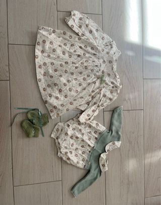 Conjunto ceremonia niña 3 años y bebé 0-6 meses