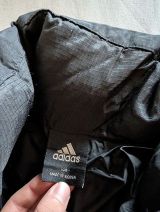 Chaqueta Puffer Adidas Vintage Negra