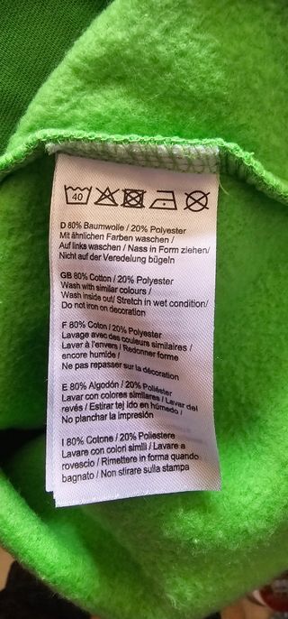 Felpa verde Nuova Atletica 92 ragazzi