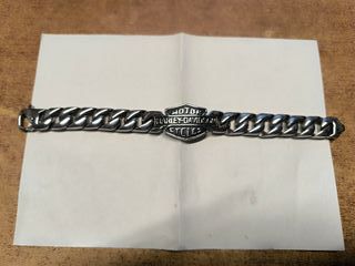 Harley Davidson Bracciale Vintage in Acciaio