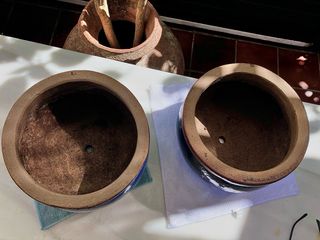 Macetas japonesas Azules Cerámica