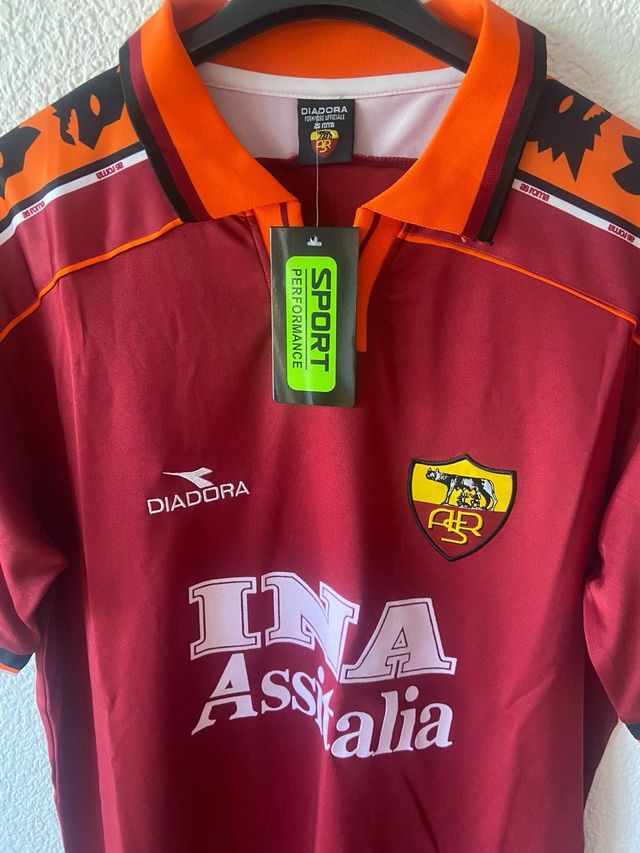 Camiseta retro AS Roma 1998-99 Talla L