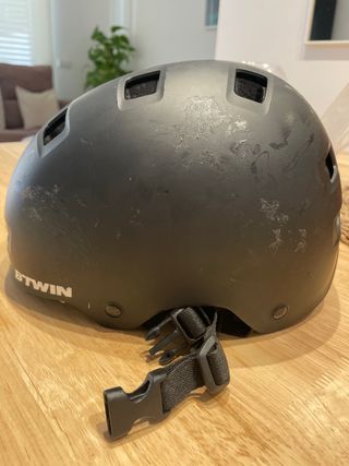 Casco Skate Btwin Negro