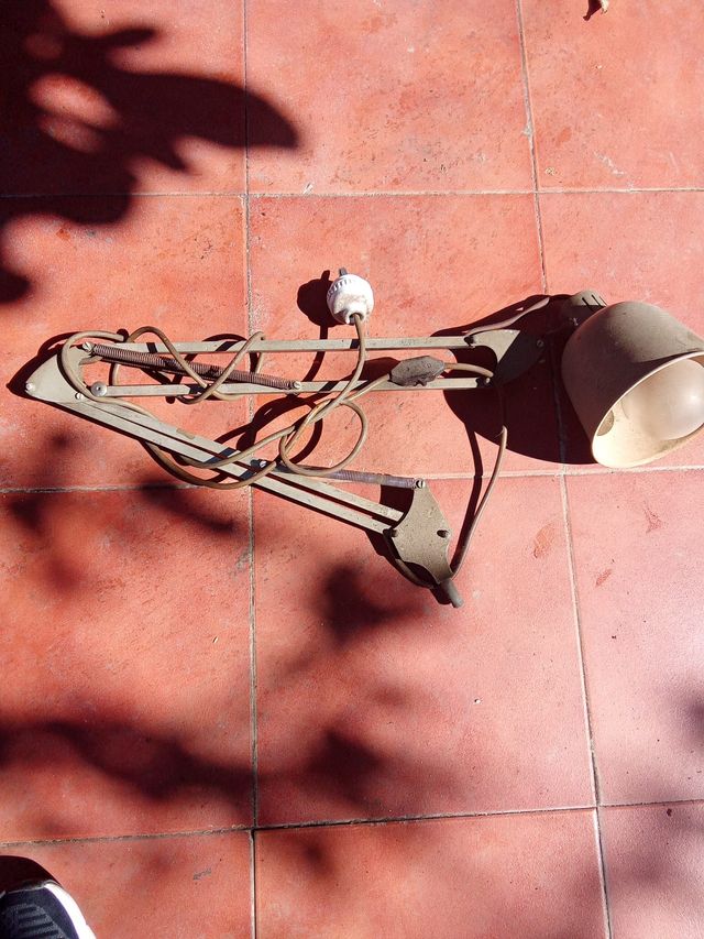 Flexo Fase Metálico Beige/Gris