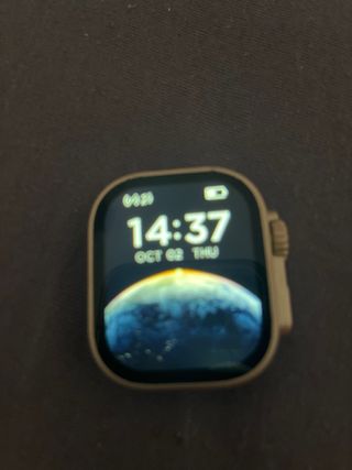 Reloj Inteligente Negro y Plateado