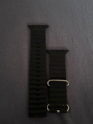 Reloj Inteligente Negro y Plateado