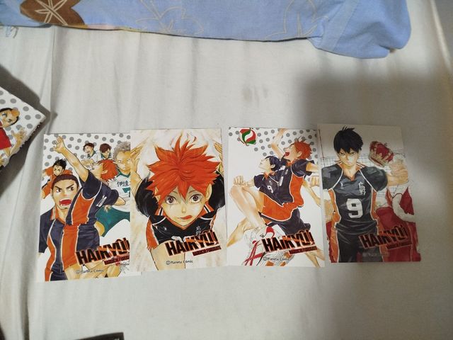 Mangas Haikyuu (1-4 y 10)