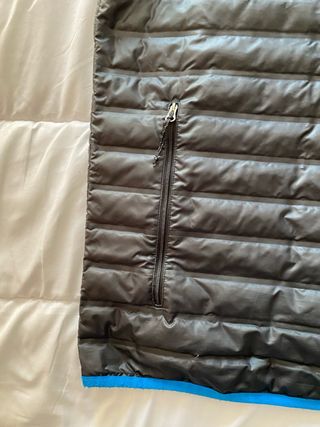 Chaleco Columbia Negro/Azul Talla XL