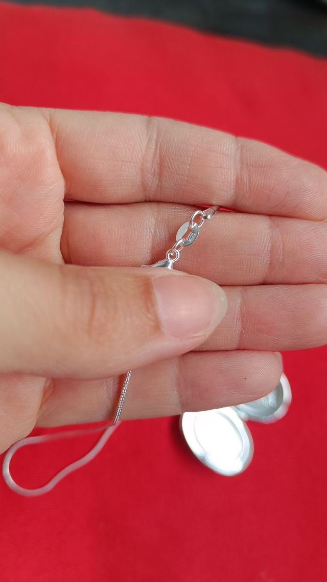 Relicario Plata Collar