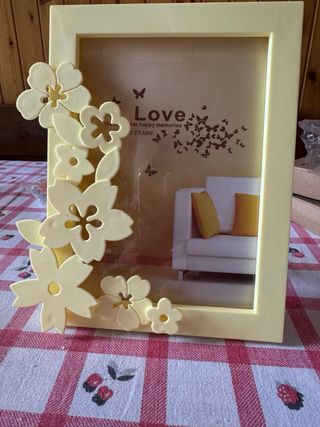 Cornice portafoto decorata I Love U