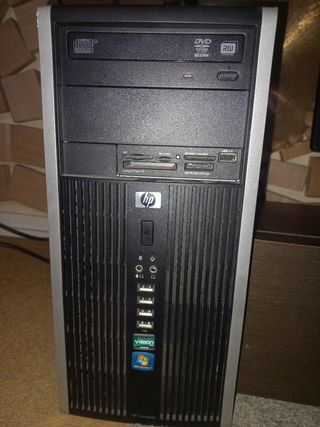 PC Sobremesa HP Negro Completo