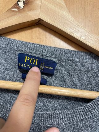 Jersey Polo Ralph Lauren Gris