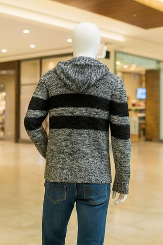 Jersey con capucha y cremallera