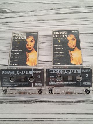 Cinta de Casete Lo Mejor del Soul 1 y 2