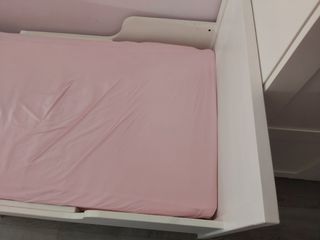 Cama extensible infantil blanca de ikea