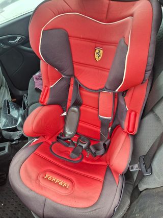 Silla Coche Ferrari Roja y Negra