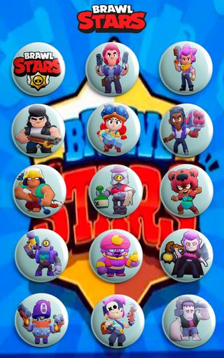 CHAPAS VIDEOJUEGOS: BRAWL STARS (VOL 1)