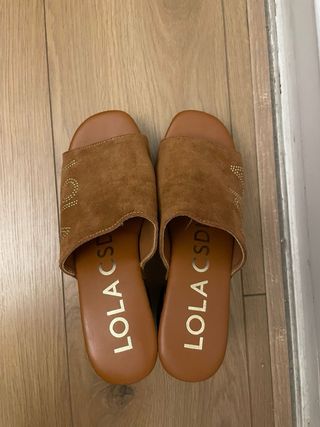 Zuecos plataforma LOLA leopardo