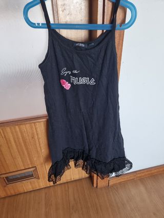 Vestido negro niña Blue Seven T.164