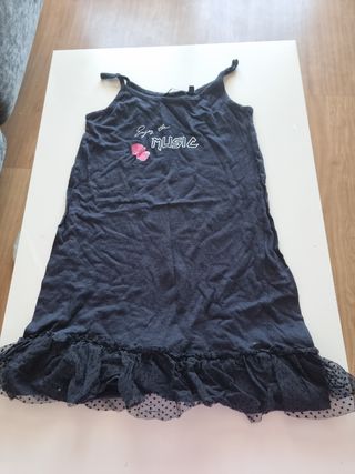 Vestido negro niña Blue Seven T.164