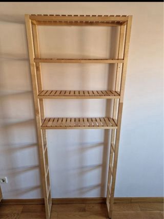 Estantería baño madera Ikea