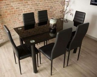 Juego de comedor con 6 sillas! NUEVO!