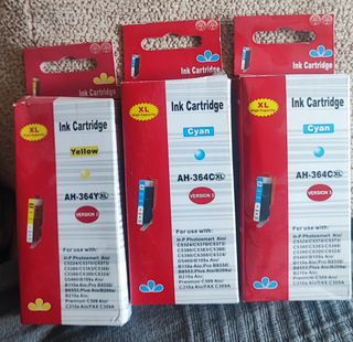 Cartucho Tinta HP 364XL Magenta y 2 cyan y yellow 