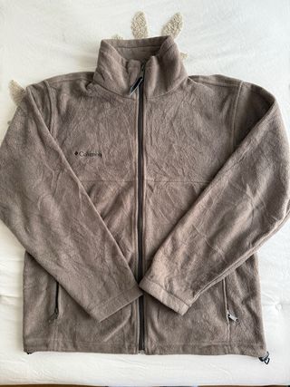 Chaqueta Polar Columbia Talla S Hombre Marrón