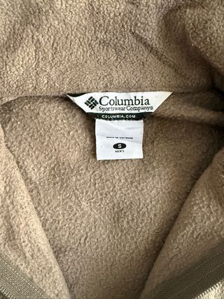 Chaqueta Polar Columbia Talla S Hombre Marrón