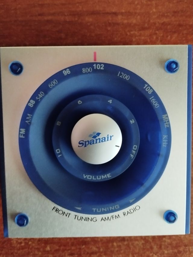 Radio portatil Spanair vintage FM/AM