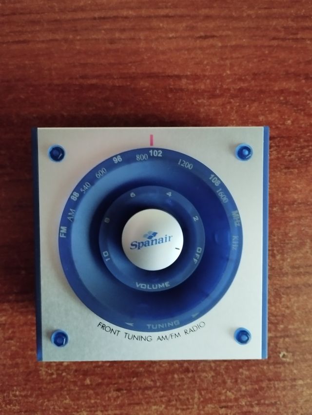 Radio portatil Spanair vintage FM/AM