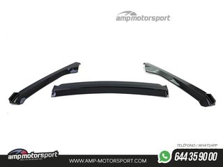 SPOILER DELANTERO PARA SEAT LEON 5F CUPRA 2012-2017 NEGRO BRILLO